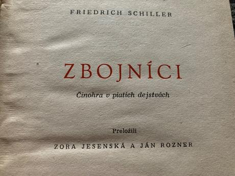 Zbojníci- schiller friedrich (1959),