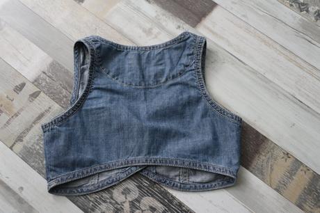 Tenká riflová vestička, 122