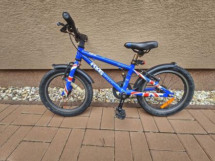 Predam modry detsky bicykel frog 16, 16