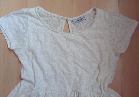 Biele minišaty pull &bear, pull&bear,s