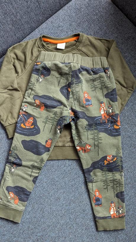 Lindex súprava (mikina,tepláky,tričko) macko 98, lindex,98