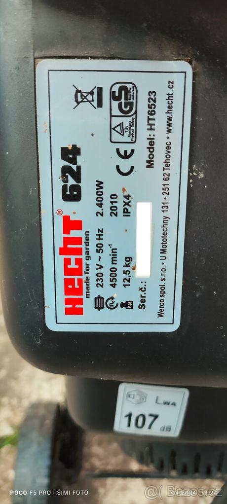 Elektrický drvič konárov, 