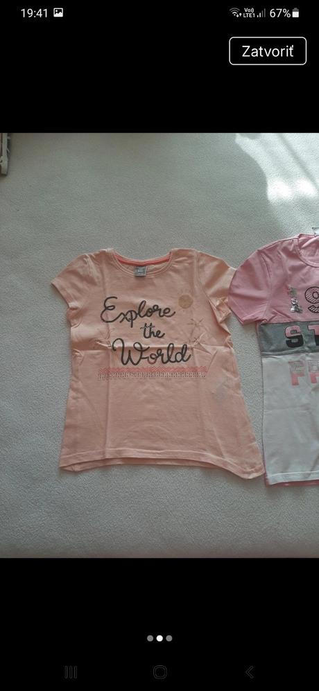 Trička 2ks, 134