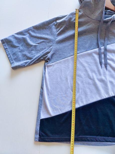 Tricko s kapucnou oversize, l