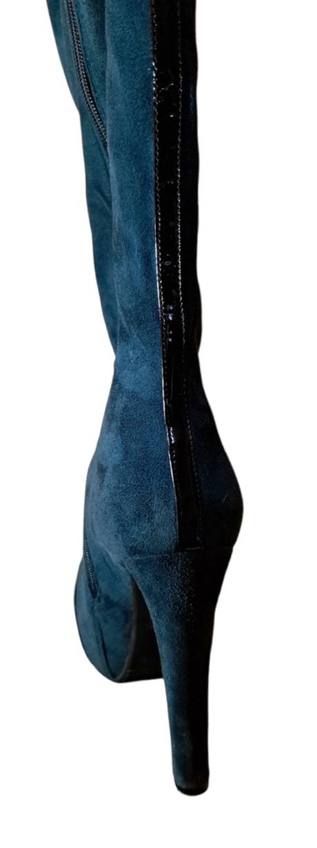 Kvalitné štýlové čižmy raz obuté, 39