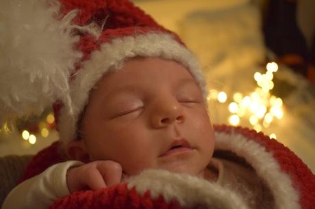 Vianočný handmade set pre novorodenca, <50 / 50 / 56 / 62