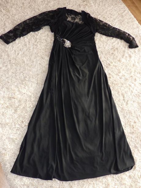 Čierne spoločenské šaty, xl
