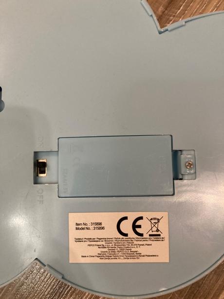 Krásna dekorácia-lampička obláčik na baterky, 