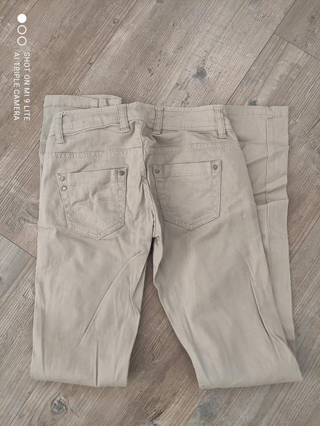 Bezove nohavice terranova, terranova,xs