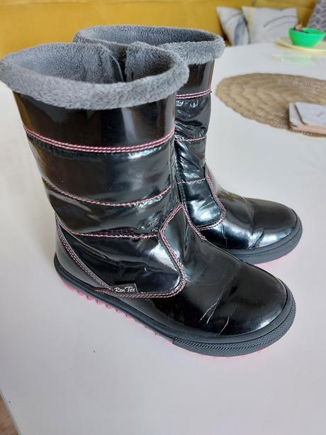 Teplucke cizmycky pre slecnu, ren but,27