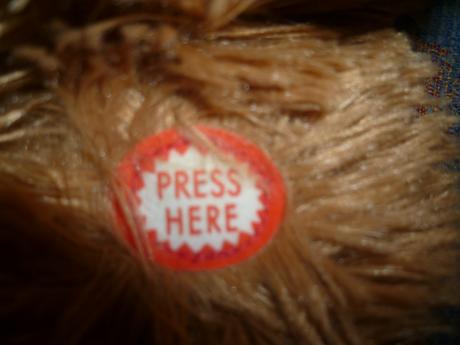 Plyšový sobík s melodiou,