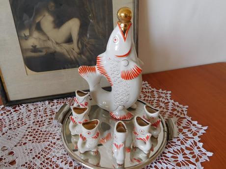 Ryba + 6x rybky menšie + mištička na cukríky 6 x, 