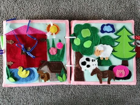 Šitá kniha quiet book,