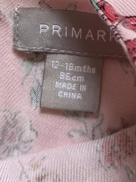 Šatky, primark,86