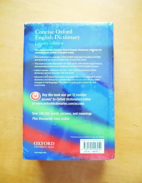 Oxford anglický výkladový slovník, 