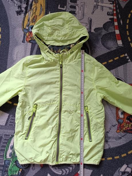 Žlto zelená krikľavá bunda zn. zara, zara,128