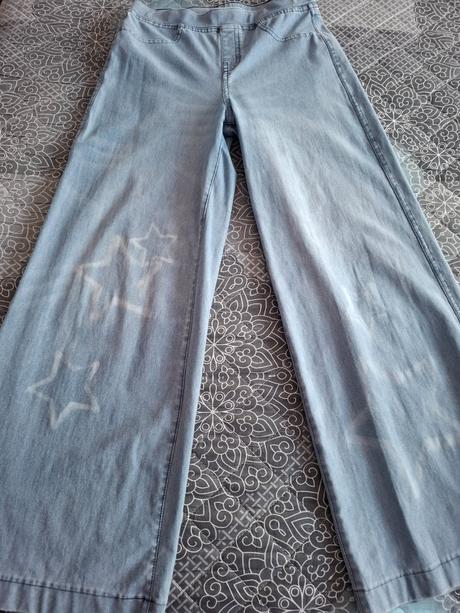 Široké tenké rifle, h&m,146