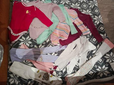 Veľký balík detského oblečenia, 68–80