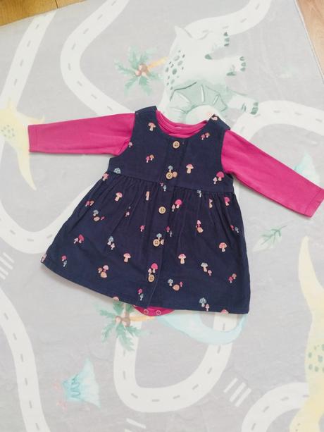 Šaty s jesenným motivom+ body, veľkosť 68, 68