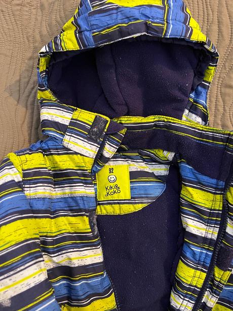 Detská zimná bunda s nohavicami, 92