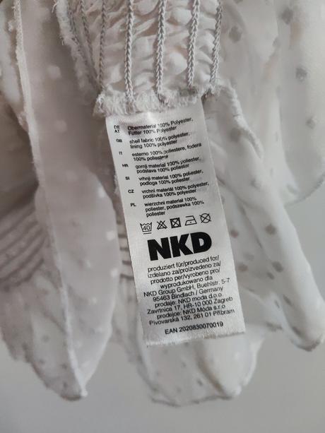 Blúzkový crop top nkd, nkd,l