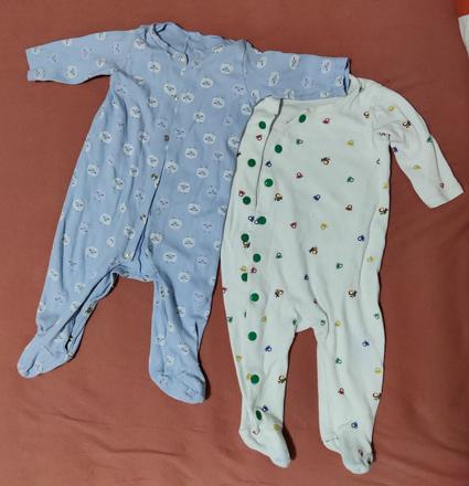 Dupacky biele, modre, benetton,68