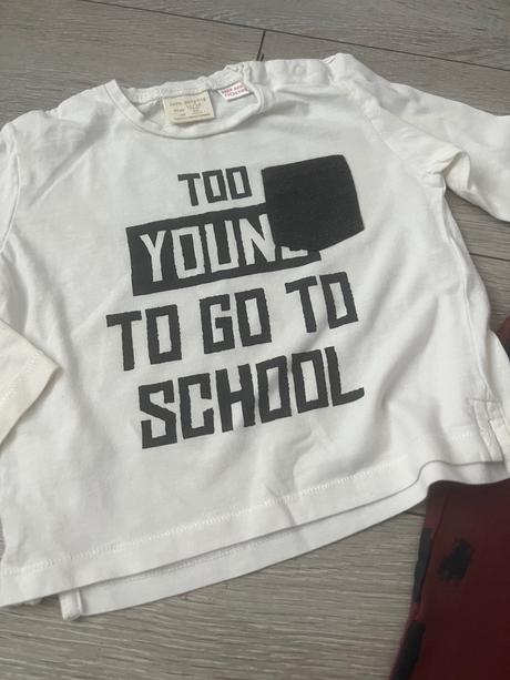 Zara tričko + tepláky 80/86, zara,80