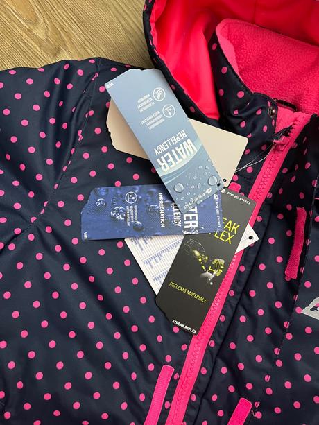 Lyžiarska zimná  bunda, alpine pro,128