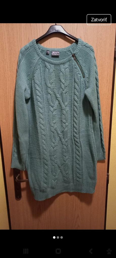 Nenosený teply dlhý pulóver vel.42, bonprix,l