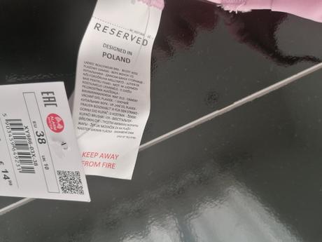 Bikiny pastelovo ružové, reserved,m