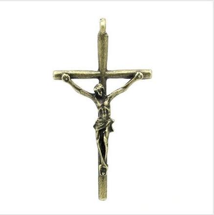 Prívesok krížik - bronzový, 
