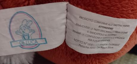 Plyšová hnedá líška, de luca, 25 cm, 