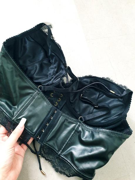 Koženková podprsenka 85b, new yorker,85b