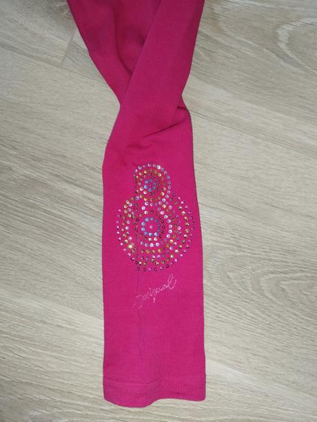 Dievčenské tenké leginky veľkosť 110/128, desigual,110