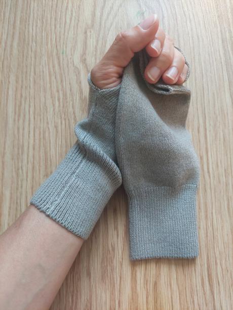 Kašmírové rukavice bez prstov, 