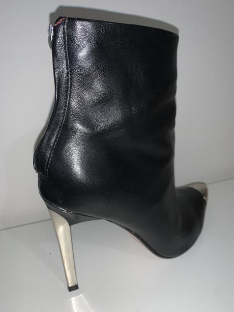 Kožené čižmy zara 37, zara,37