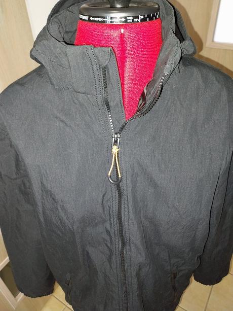 Čierna jarná bunda v.164 h&m, h&m,164