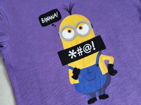 Fialové tričko mimoni, reserved,134