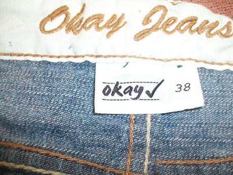 Suknicka riflova malonosena, velkost 38, okay,38