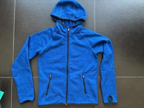 Pleteninovo-flísová mikina s kapucou vel.10-12r., h&m,146