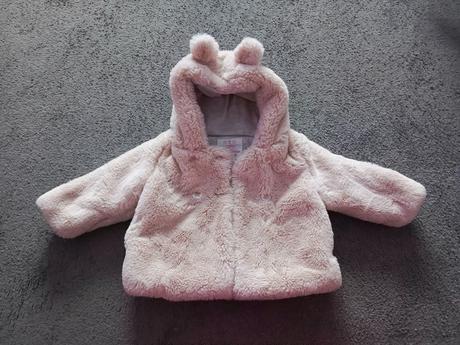 Dievčenský kabátik veľ. 9-12mes., f&f,98