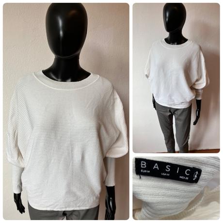 Dámska biela mikina (m), m