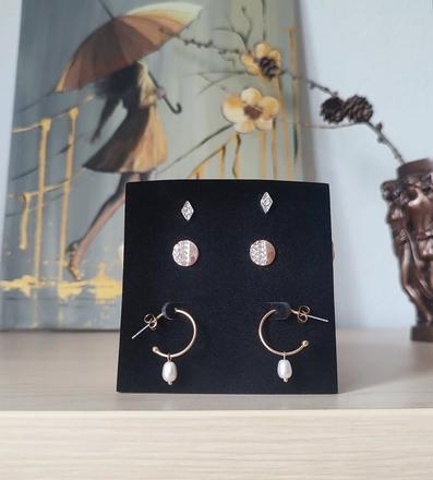 Jemné elegantné náušnice, 