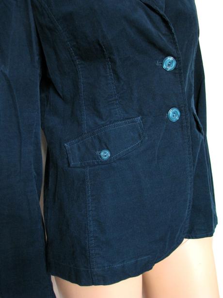 Petrolejové menčestrové sako, m