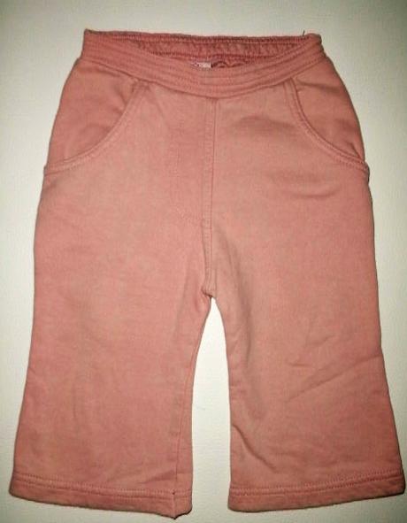 Ružové tepláčky pre 6-9 mes. slečnu, little star,74