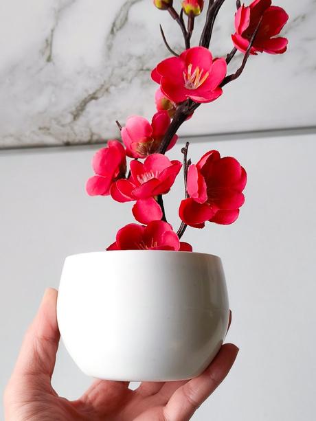 Umelá orchidea ružová kvet,