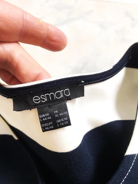 Námornícke šaty, esmara,xl