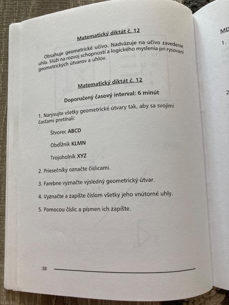 Zbierka matematických diktátov pre 4. ročník zš,