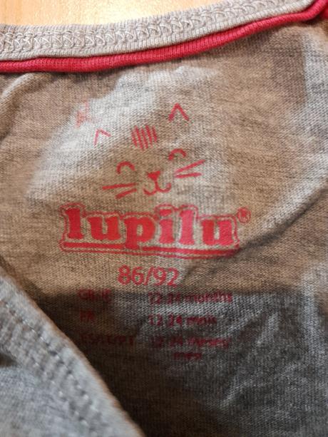 Tričko born as cat, lupilu,86