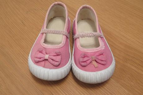 Dievč.plátenky s mašľou vel.22, 22